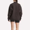 Kadın Uzun Boy Roll Neck Sweatshirt