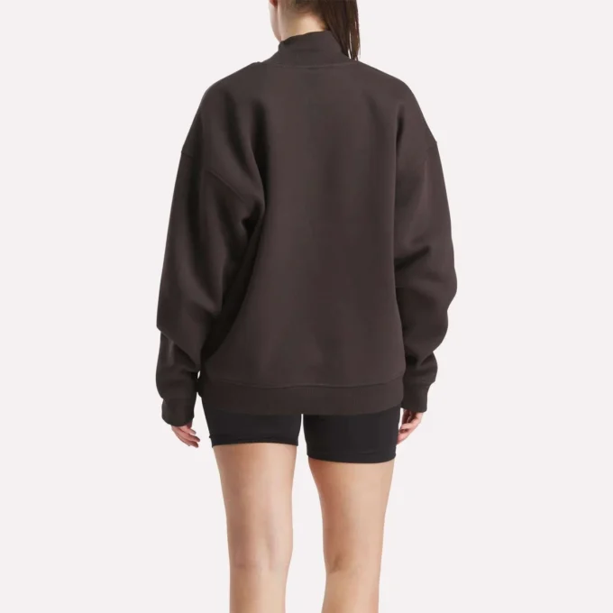 Kadın Uzun Boy Roll Neck Sweatshirt