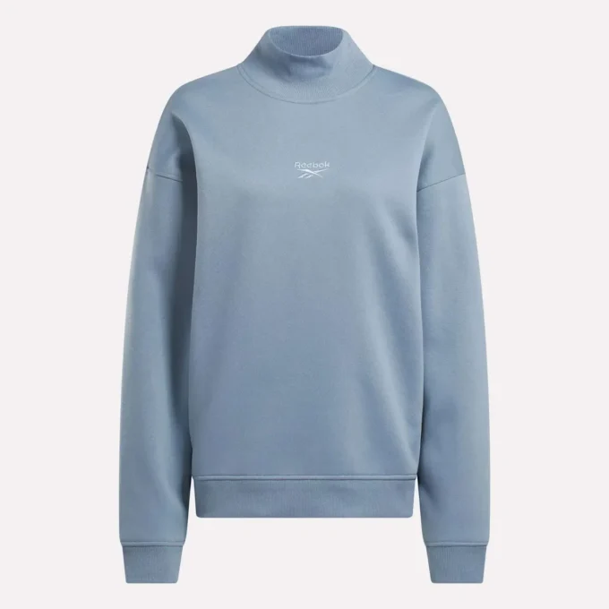 Kadın Uzun Boy Roll Neck Sweatshirt