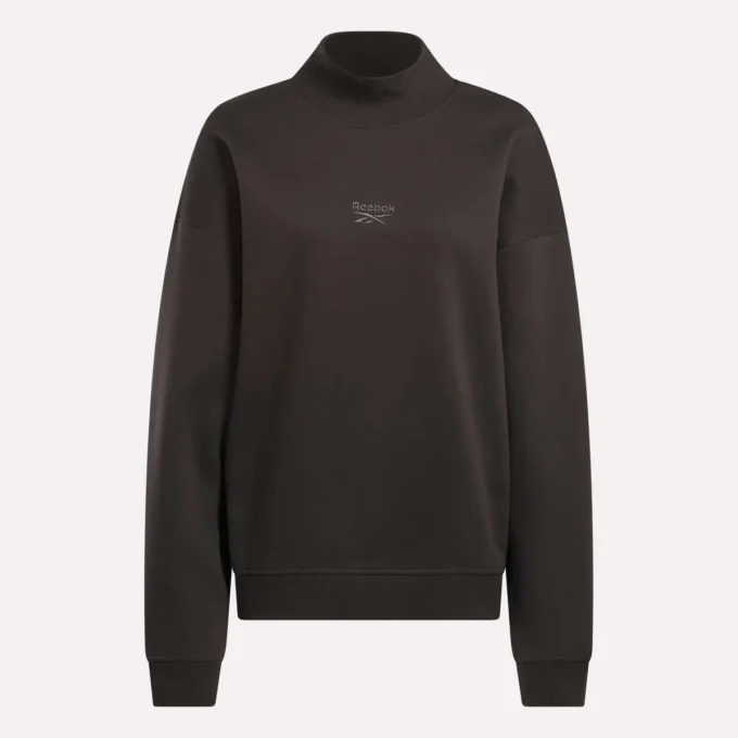 Kadın Uzun Boy Roll Neck Sweatshirt