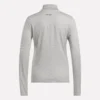 Kadın Uzun Kollu Engineered Vector Jacquard 1/4 Zip Golf Kazak