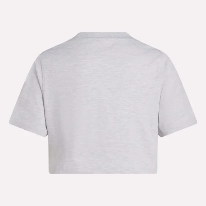 Kadınlar için İki Renkli Logo Crew Kısa Kollu Tişört