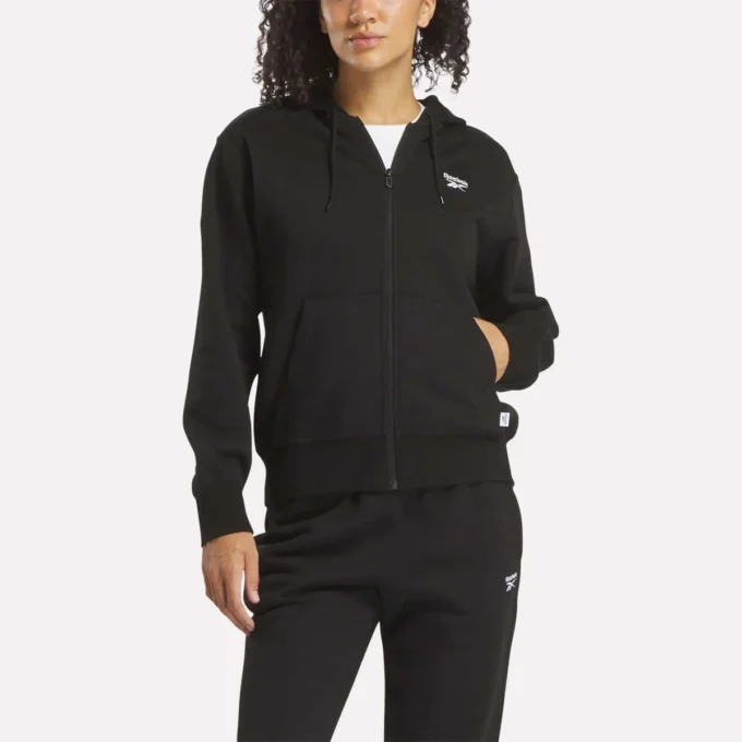 Kadınlar için Küçük Vector Tam Fermuarlı Sweatshirt