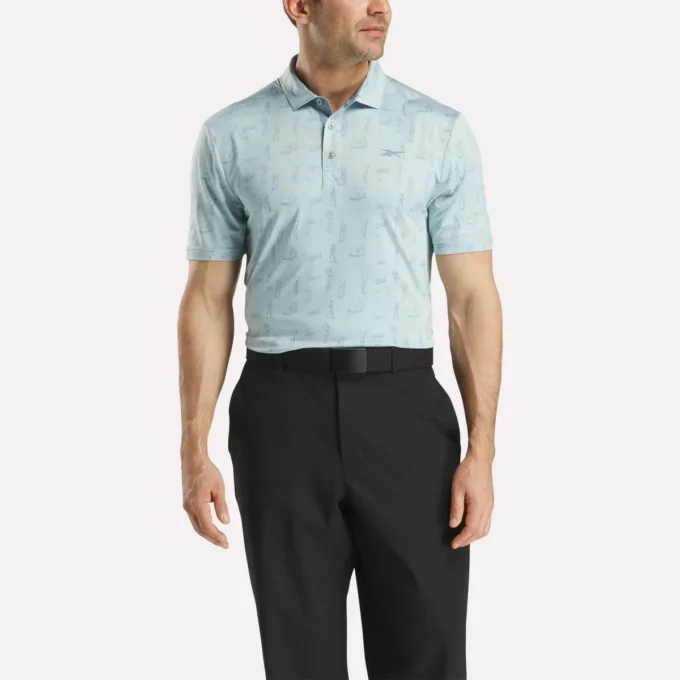 Kısa Kollu Turnuva Etching Print Polo Gömlek