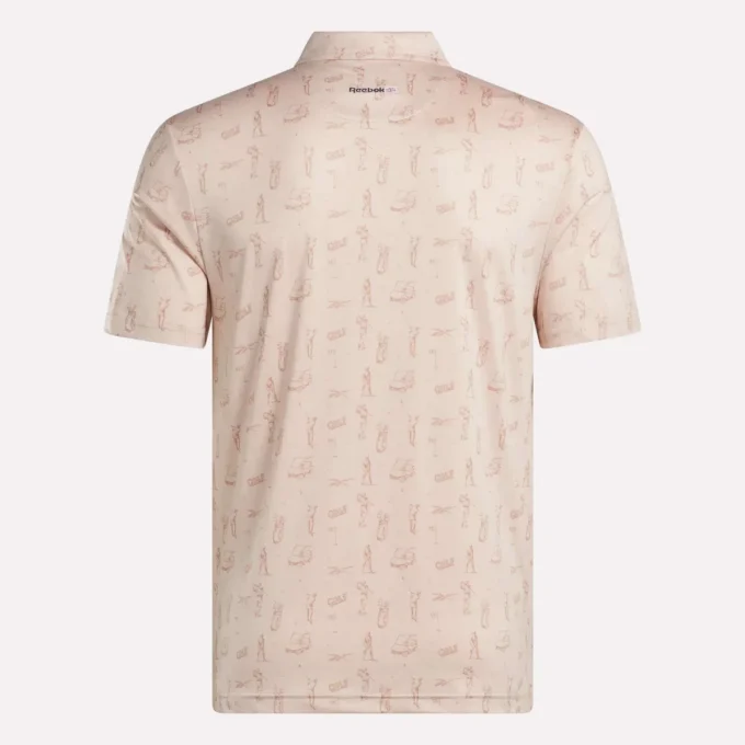 Kısa Kollu Turnuva Etching Print Polo Gömlek