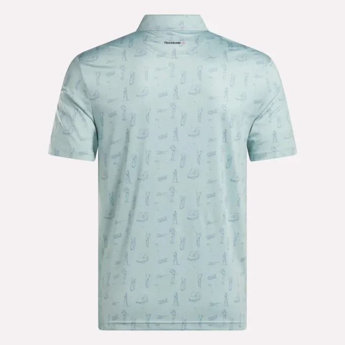 Kısa Kollu Turnuva Etching Print Polo Gömlek