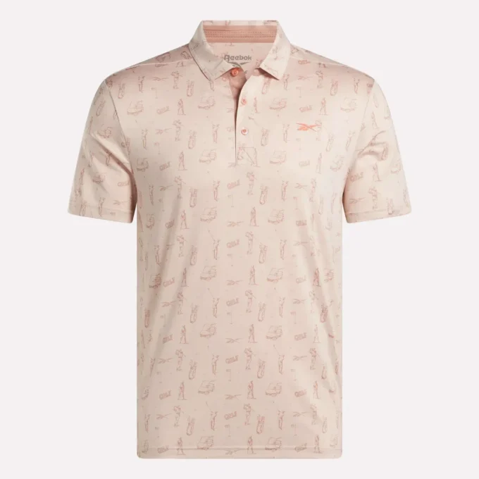 Kısa Kollu Turnuva Etching Print Polo Gömlek