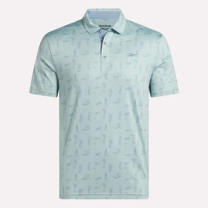 Kısa Kollu Turnuva Etching Print Polo Gömlek