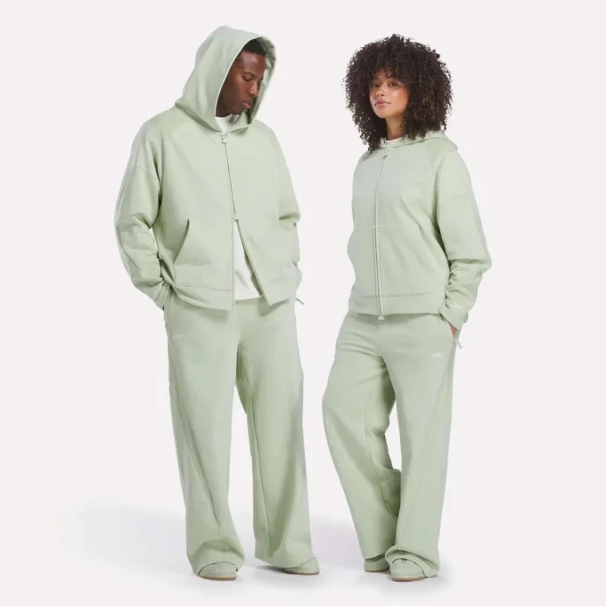 Reebok x CHUKWU Tam Fermuarlı Kapüşonlu Sweatshirt