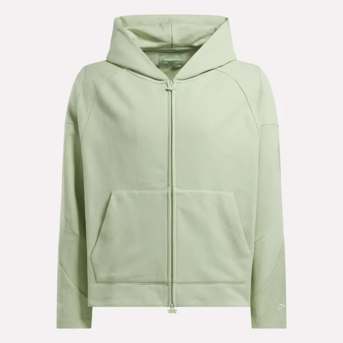 Reebok x CHUKWU Tam Fermuarlı Kapüşonlu Sweatshirt